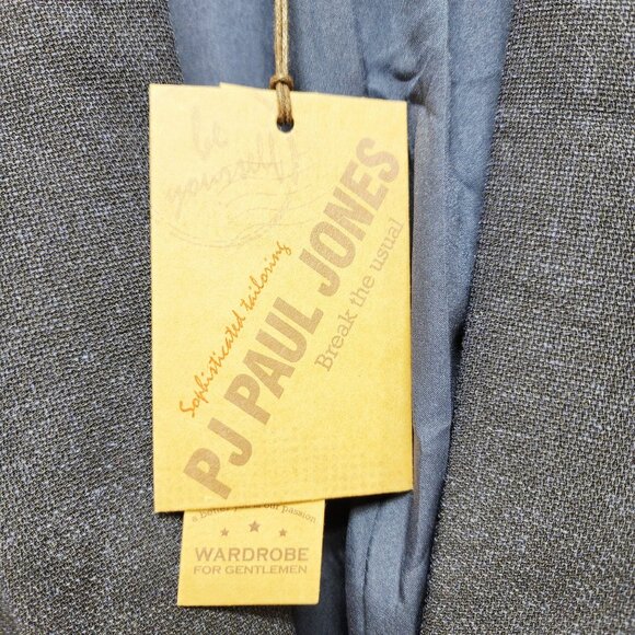 PJ Paul Jones Mens Blazer Jacket Size XL Navy Blue Single-Breasted - Picture 9 of 9